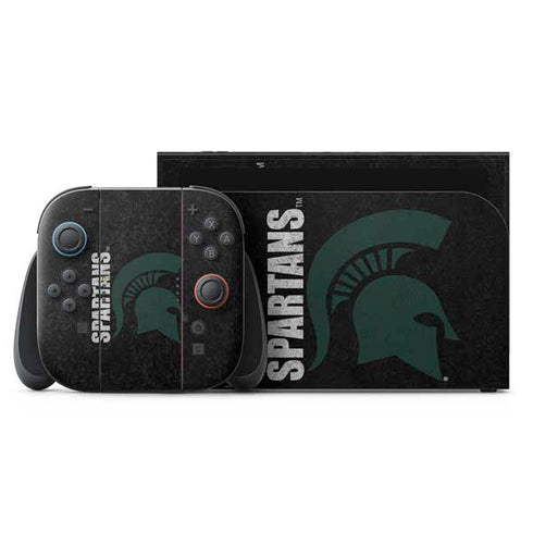 Michigan State University Bold Spartans Logo Nintendo Skins